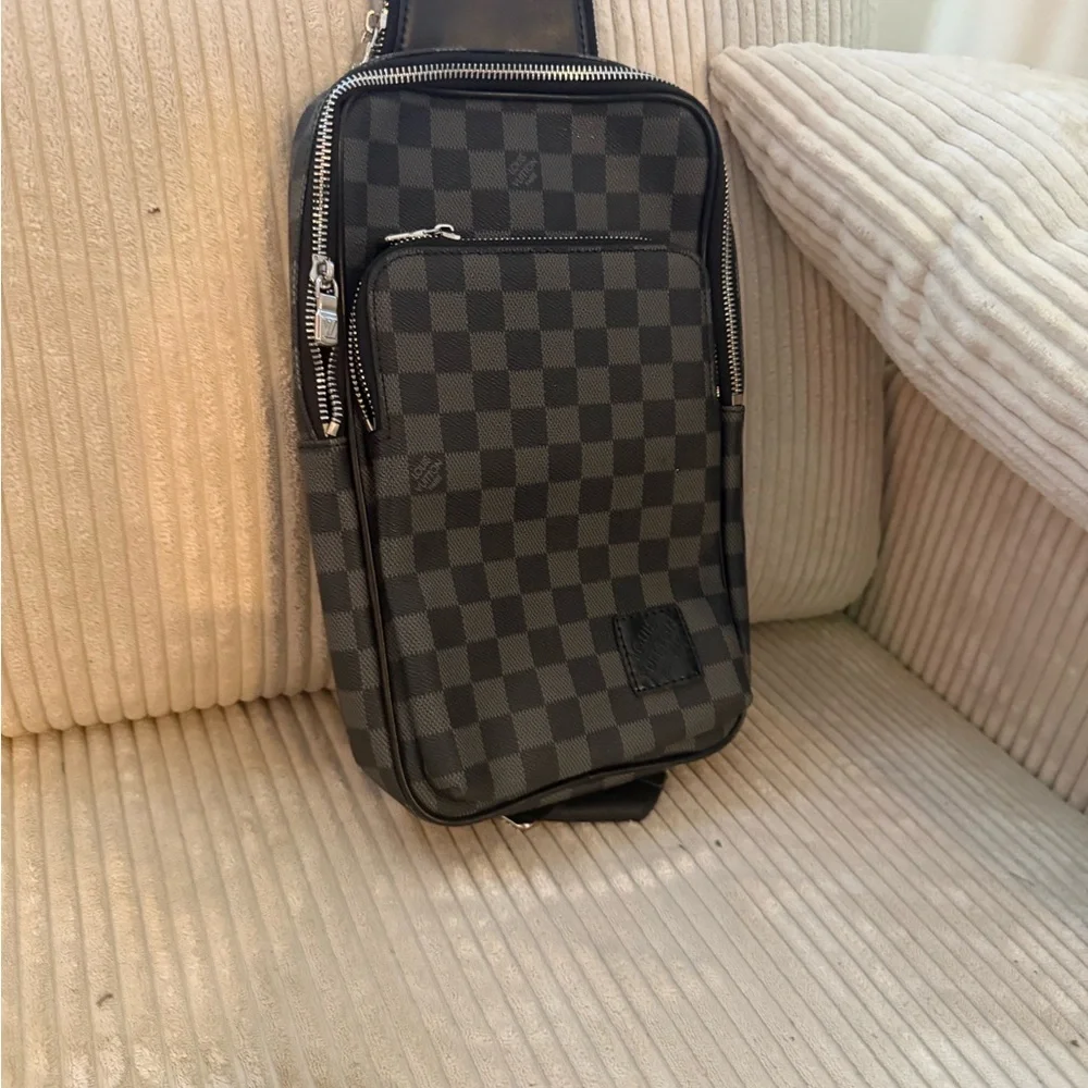 Damier Graphite Canvas Crossbody UNISEX Sling Bag